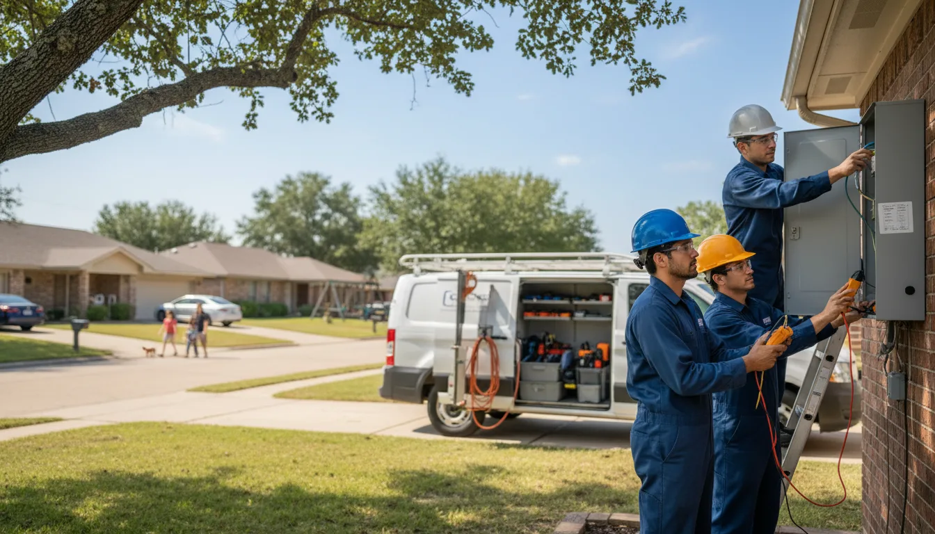 Certified electrician providing emergency electrical services in Glenbeulah, WI